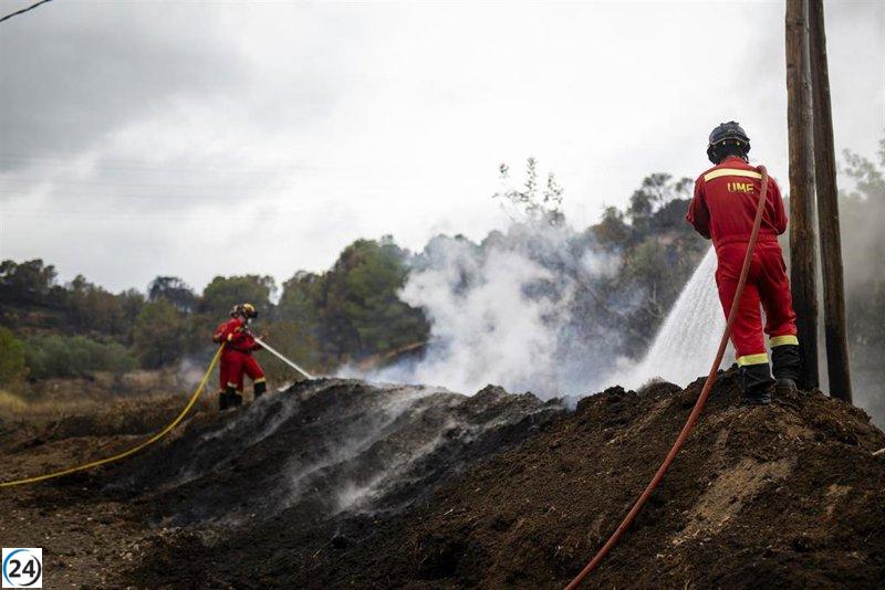 Controlado el incendio en Paüls, Tarragona, tras devastar 3.321 hectáreas.