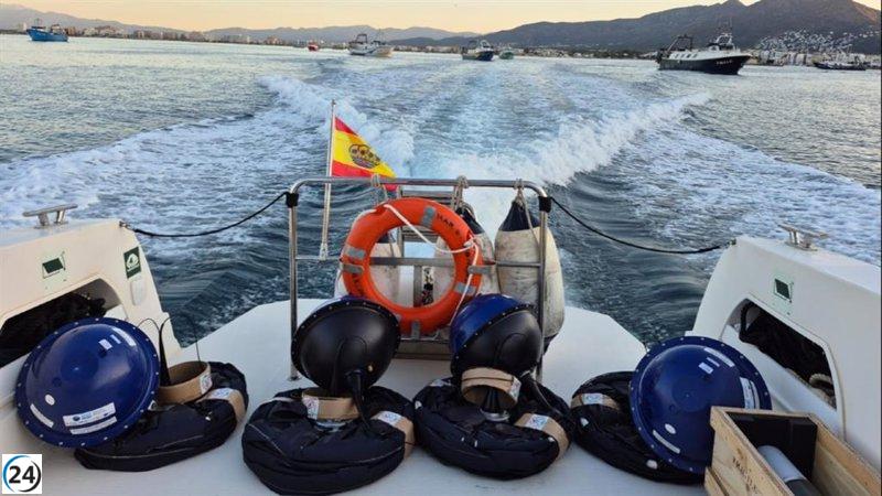 Instalan boyas en el golfo de Roses para estudiar corrientes marinas.