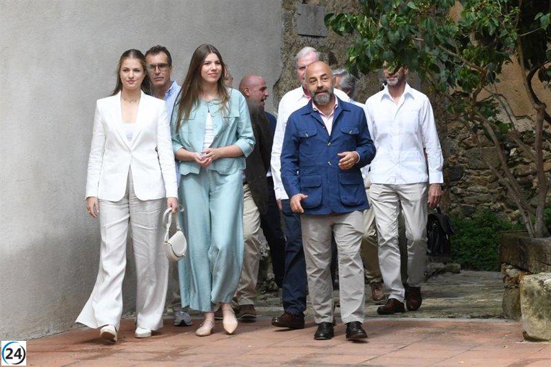 Leonor y Sofía exploran la herencia de Elsa Peretti en Girona.
