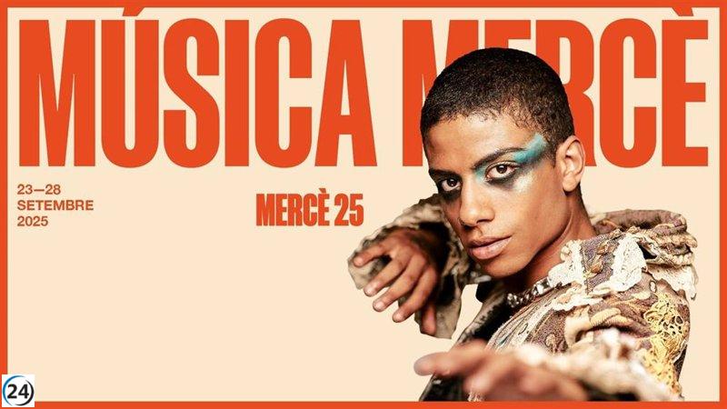 Barcelona celebra la Mercè con 106 conciertos gratuitos y una agenda musical equitativa.