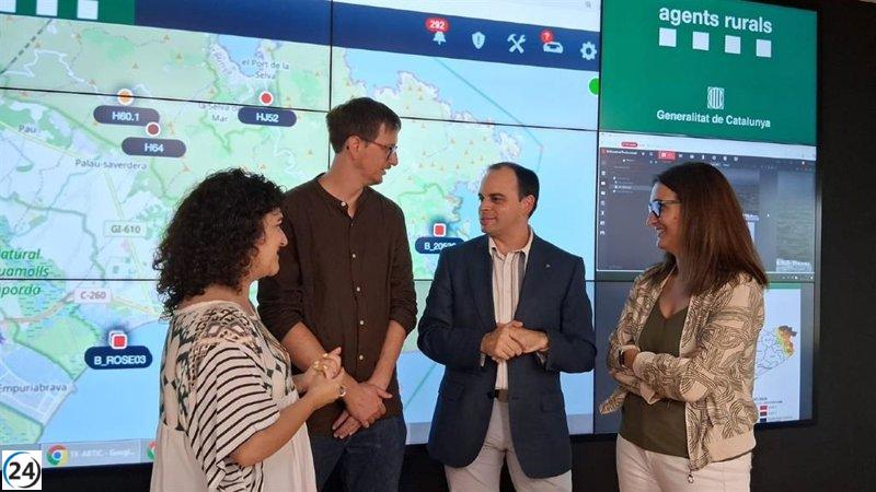 El Govern instala cámaras inteligentes para reforzar la vigilancia en Cap de Creus (Girona).