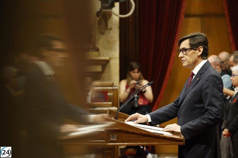 Illa enfrenta su primer año en la Generalitat con desafíos de financiación, amnistía y presupuestos.