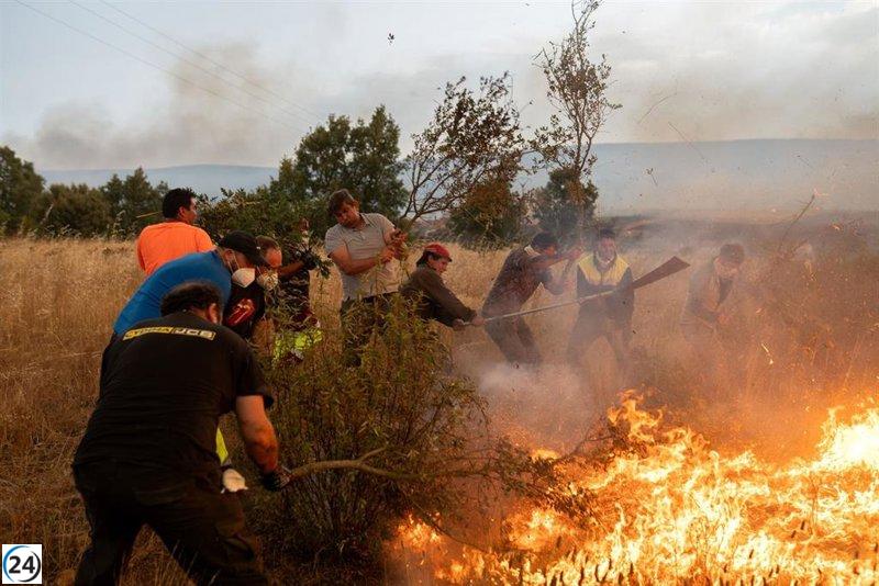 Marlaska alerta sobre la captura de 25 responsables de incendios estivales.