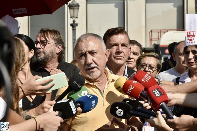 Pepe Álvarez (UGT) demanda estabilidad para bomberos: