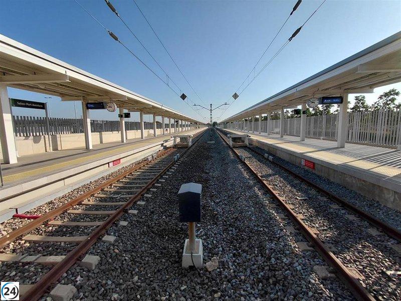Trenes de Tarragona a Salou-Port Aventura suspendidos en la mañana.