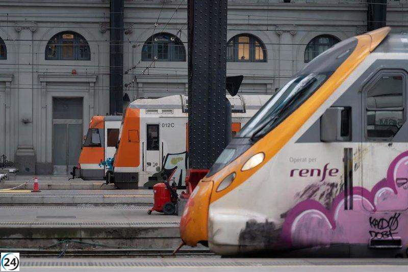 Interrumpido el servicio de Rodalies en las líneas R1, RG1 y R11 por un árbol caído sobre el tendido eléctrico.