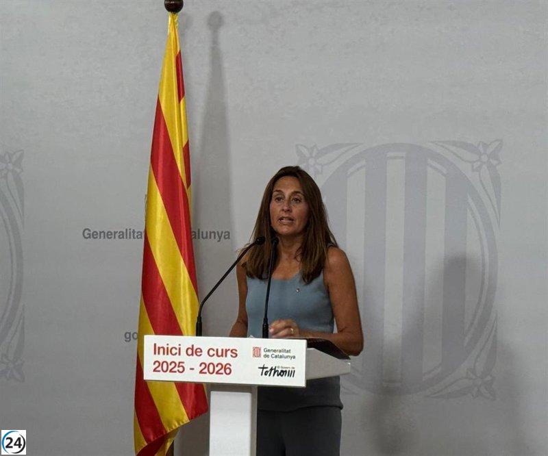 Cataluña inicia el año escolar el lunes con 1,6 millones de estudiantes y un aumento de 1.672 profesores.