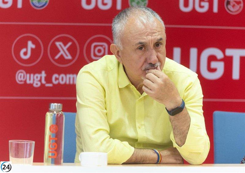 Álvarez (UGT) considera inapropiado someter a votación la reducción de jornada en el Congreso la próxima semana.