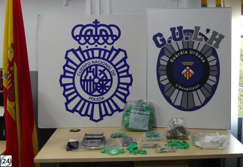 Desmantelan en L'Hospitalet una organización de narcotráfico.