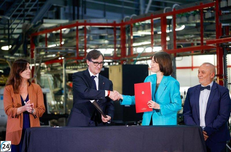 Illa y Morant sellan un pacto de 926 millones para actualizar el Sincrotrón Alba.