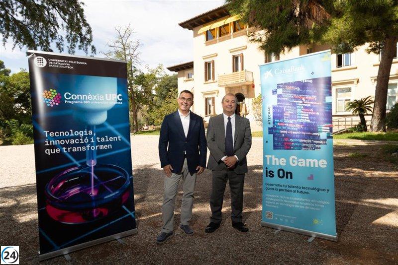 CaixaBank y UPC colaboran para impulsar la integración de empresas con jóvenes talentos.