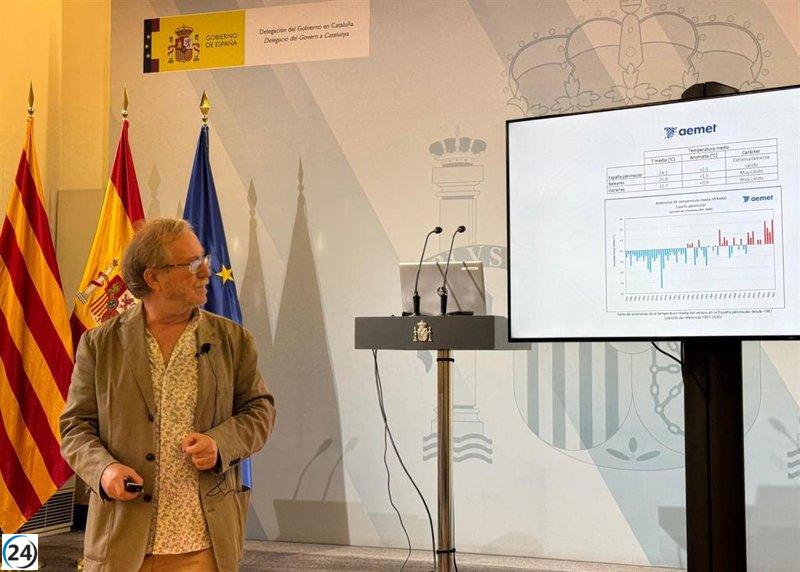 Aemet anticipa un otoño cálido y con lluvias moderadas en Cataluña.