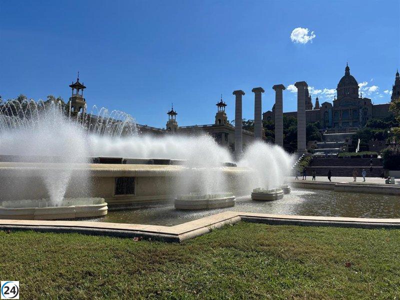 La Font Màgica de Montjuïc reanuda su espectáculo tras tres años de inactividad por sequía, coincidiendo con La Mercè.