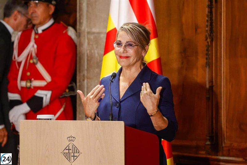 Emma Vilarasau exige en La Mercè que Netanyahu enfrente un juicio por delitos bélicos.