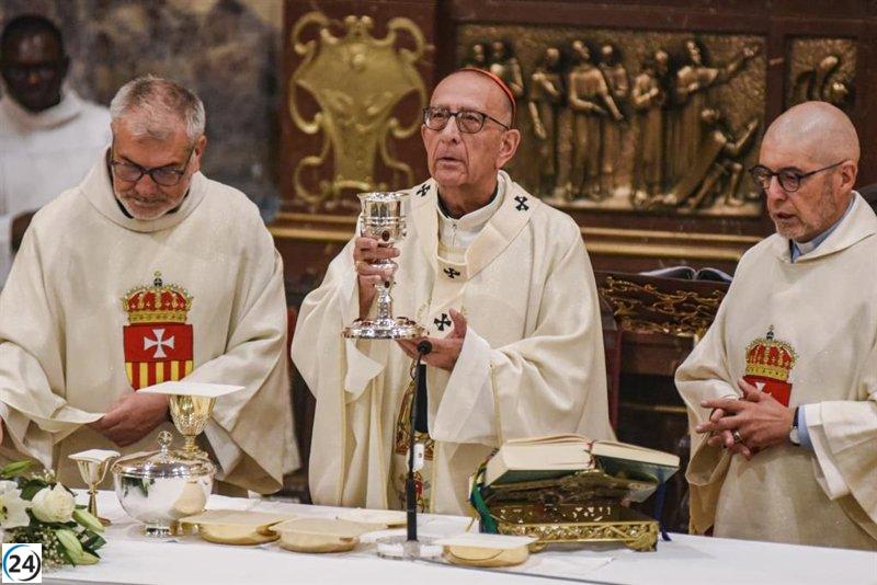 Omella aboga por un enfoque pacífico en los conflictos de Gaza y Ucrania en la misa de La Mercè en Barcelona.