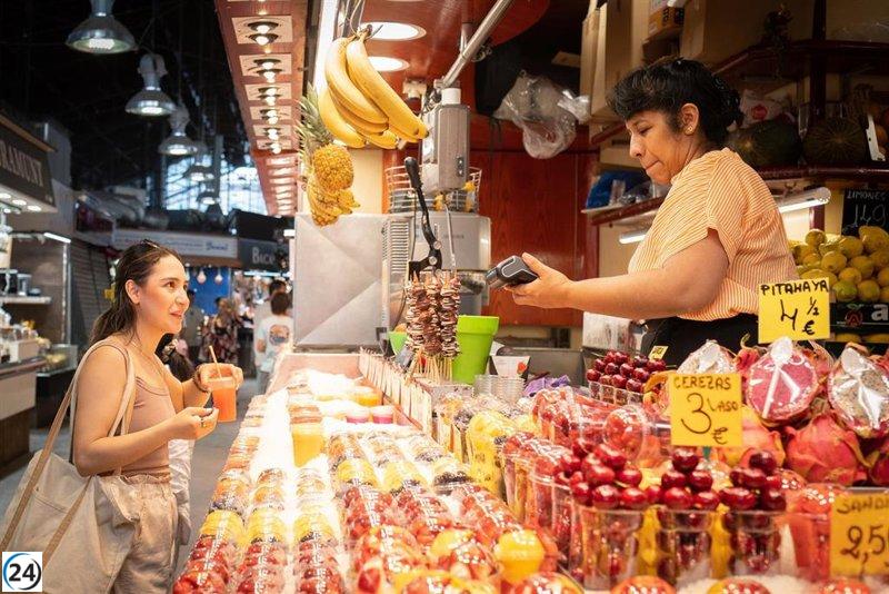 El Mercat de la Boqueria de Barcelona se compromete a utilizar un 50% de productos tradicionales.