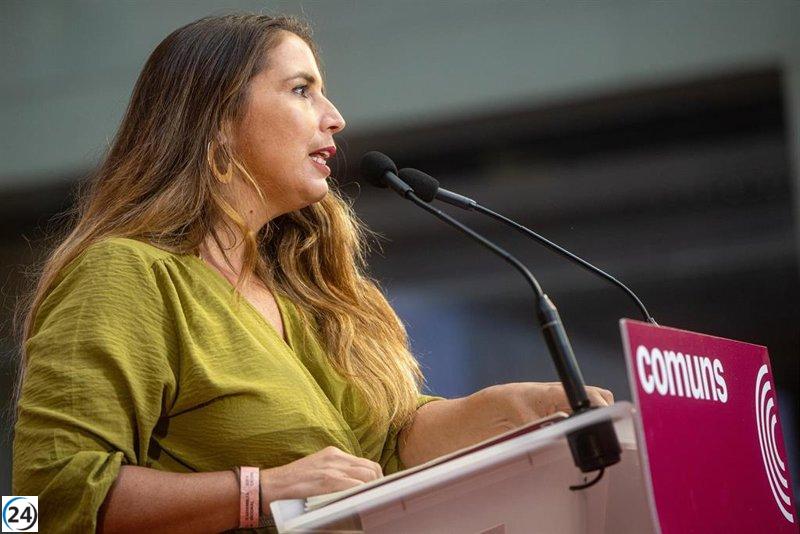 López (Comuns) critica a Junts por respaldar discursos xenófobos.