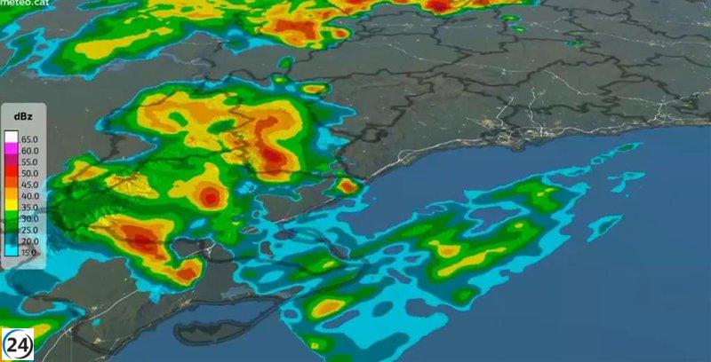 Clases canceladas en Montsià y Baix Ebre debido a alertas de lluvia.