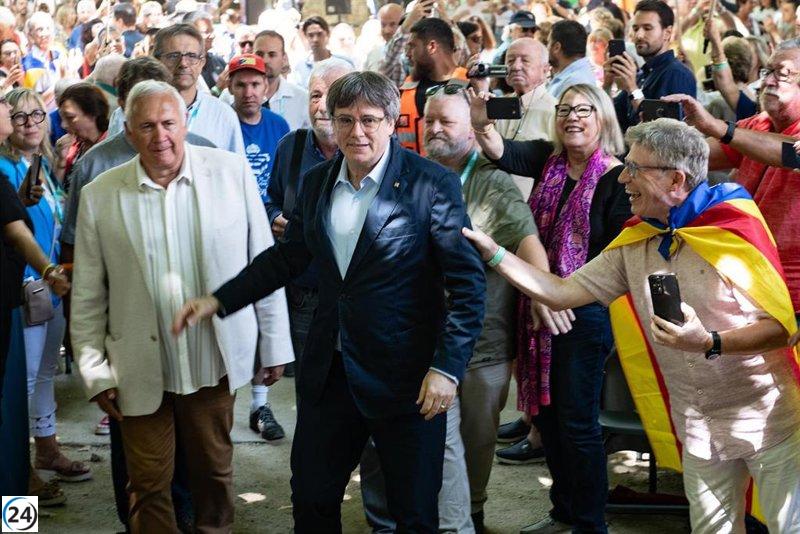 Puigdemont aplaude el éxito del plan de paz de Trump para Gaza.