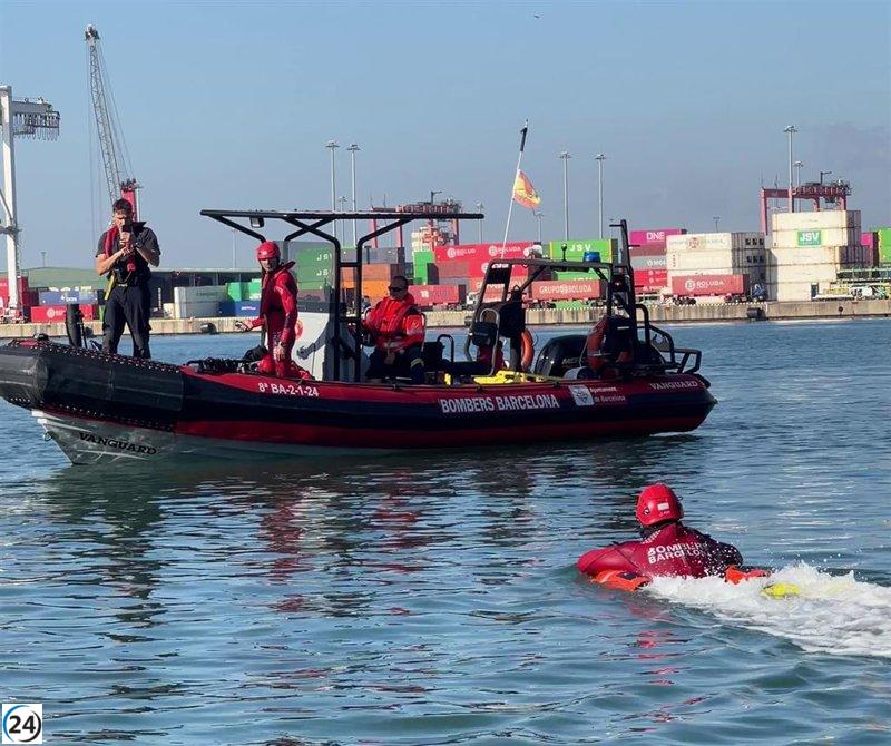 Puerto de Barcelona simula una emergencia en su ejercicio anual 2025.