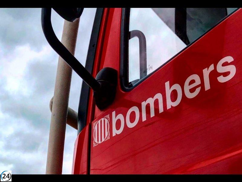 Incendio en Sant Adrià del Besòs deja cuatro heridos, tres de gravedad.