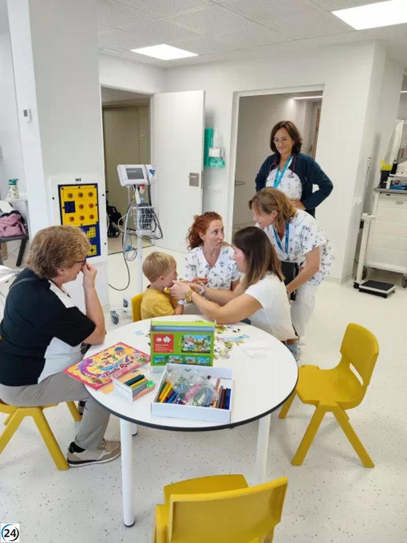 El Hospital Trueta de Girona presenta su nuevo centro pediátrico de atención diurna.