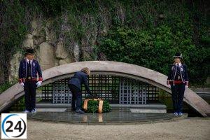 Illa, Rull y Collboni rinden homenaje a Lluís Companys en el 85 aniversario de su ejecución.