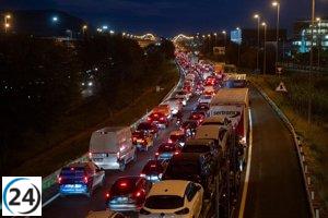 Protestas por Palestina bloquean la Ronda Litoral en Barcelona y vías a Zona Franca y Mercabarna.