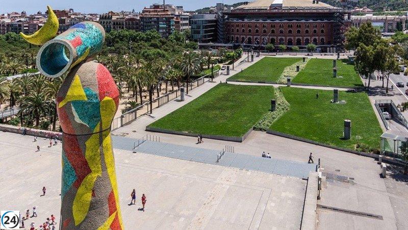 Desalojo en el parque Joan Miró de Barcelona: se desmantela asentamiento en el Eixample.