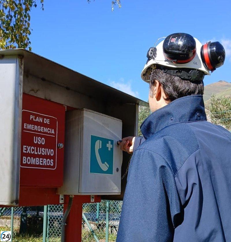Endesa realiza un ejercicio de emergencia en su planta de Arties-Aiguamoix, en Naut Aran.