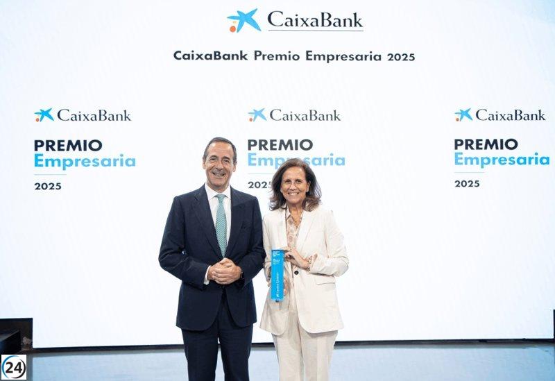 Sofía Osborne, de Grupo Osborne, se alza con el Premio Empresaria de CaixaBank 2025 a nivel nacional.
