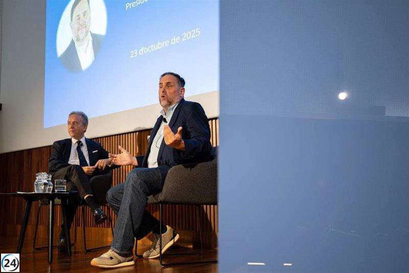 Junqueras señala a Montero por rechazar la inclusión de la ordinalidad en el sistema de financiación.