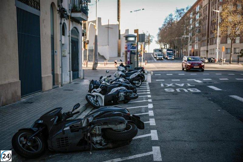 Casi mil alertas por vientos fuertes en Catalunya hasta la tarde.