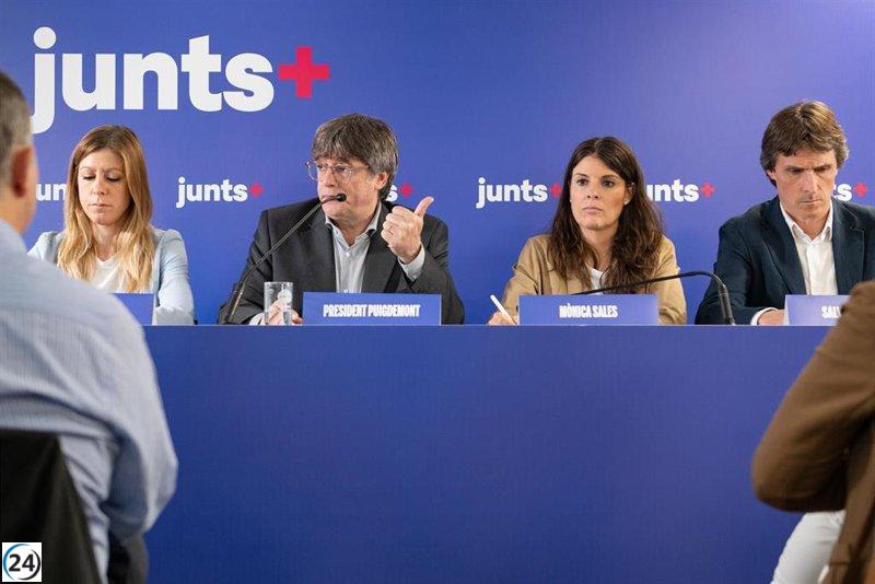 Reunión clave de Puigdemont y Junts para evaluar ruptura con el PSOE.
