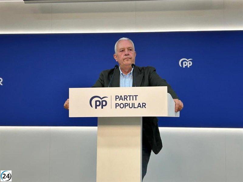 Rodríguez (PP) cuestiona la validez de la decisión de Junts sobre Sánchez y solicita elecciones.