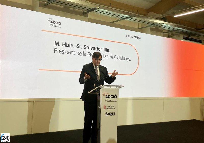 Illa presenta plan para atraer 6.000 millones en inversión extranjera a Catalunya para 2030.
