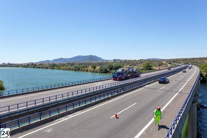 Gobierno destina 10,6 millones a mantener 100 km de carreteras en Tarragona.
