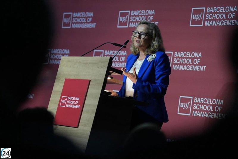 Calviño (BEI) defiende el papel de las administraciones: “Siempre estamos disponibles para ayudar”.