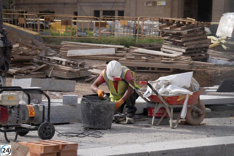 Inician las reformas en el corazón de la Rambla de Barcelona.