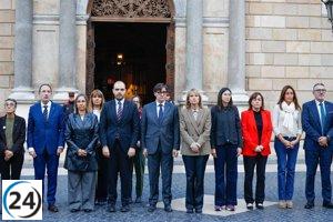 Illa rinde homenaje a la última víctima de violencia de género en Barcelona.