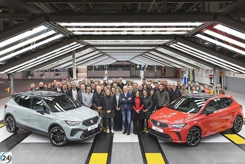 Seat arranca la fabricación de los renovados Ibiza y Arona en Martorell, Barcelona.