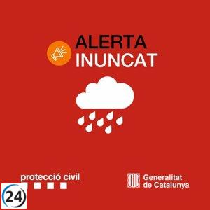 Una mujer gravemente herida tras ser golpeada por una farola en Sabadell durante la tormenta