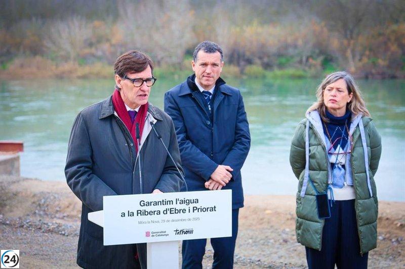 Illa apoya las obras de resiliencia hídrica a pesar de las lluvias: 