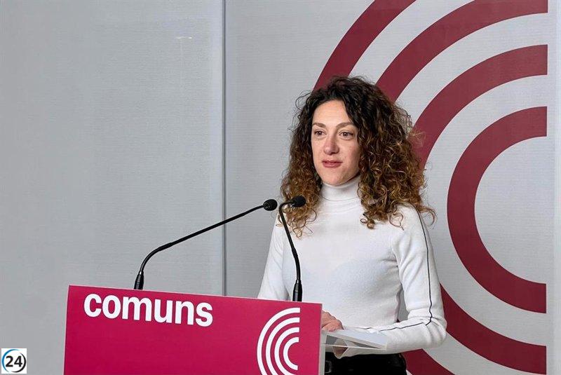 Vidal (Comuns) aboga por un 