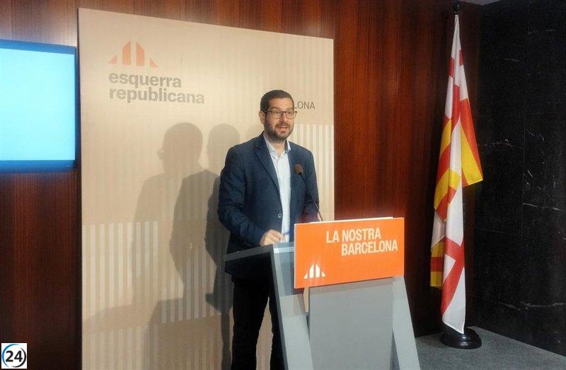 ERC urge a Collboni invertir 12,5 millones en adquirir viviendas para indigentes.