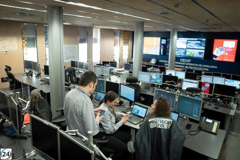 Protección Civil advierte a habitantes de la costa catalana sobre posibles alertas.