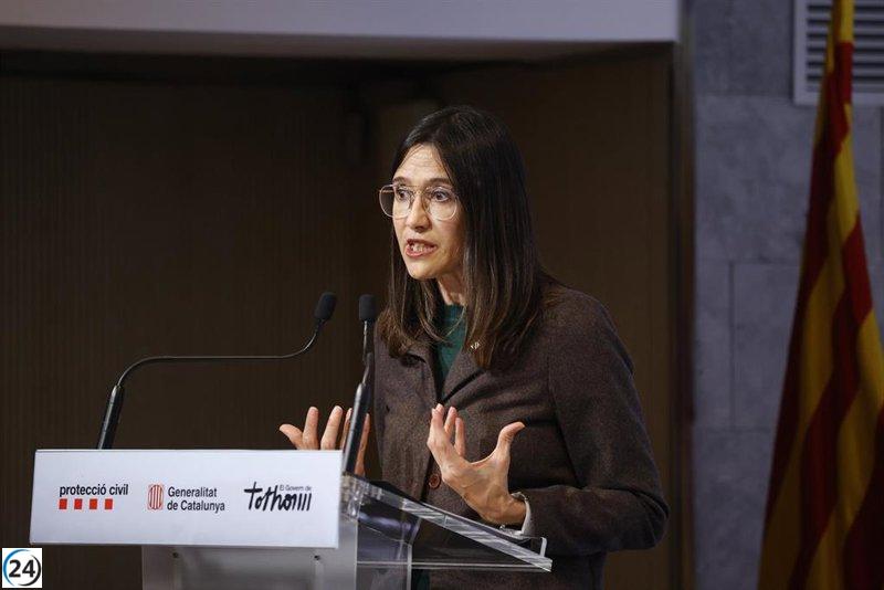 Parlon afirma que el mal tiempo disminuye, pero se mantienen las limitaciones en el Empordà (Girona).