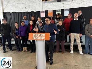 Carol Recio acompaña a Pisarello como su compañera en las primarias para la alcaldía de Barcelona.