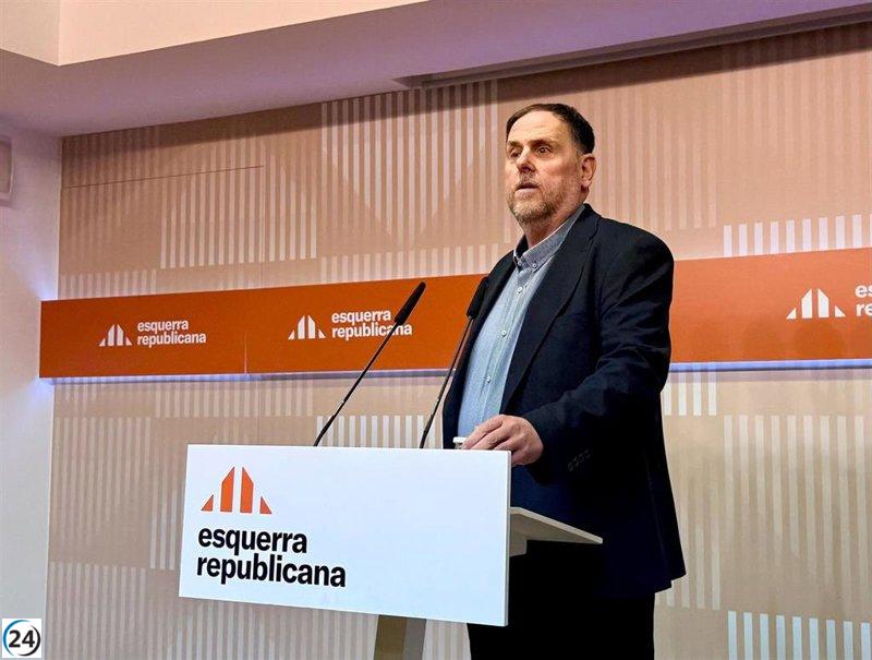 Junqueras comunica que ERC abandona la propuesta del IRPF y se enfoca en reformar la financiación.