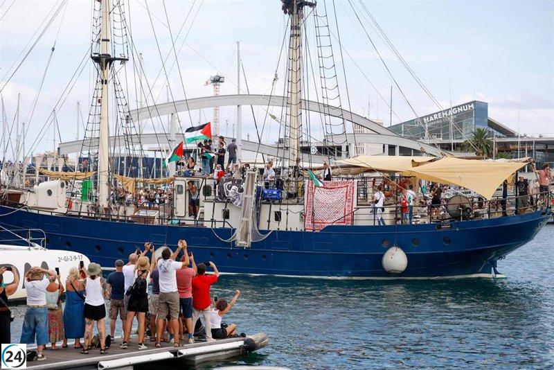 La Flotilla Global Sumud pospone su misión a Gaza desde Barcelona para el 12 de abril.
